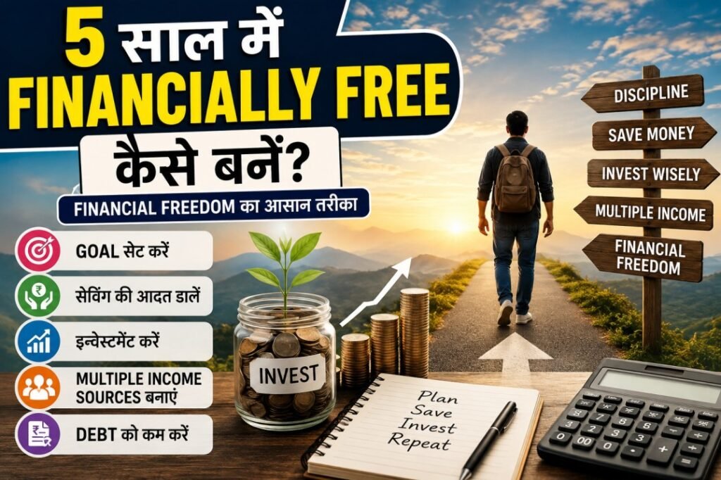 5 साल में फाइनेंसिली फ्री कैसे बने 